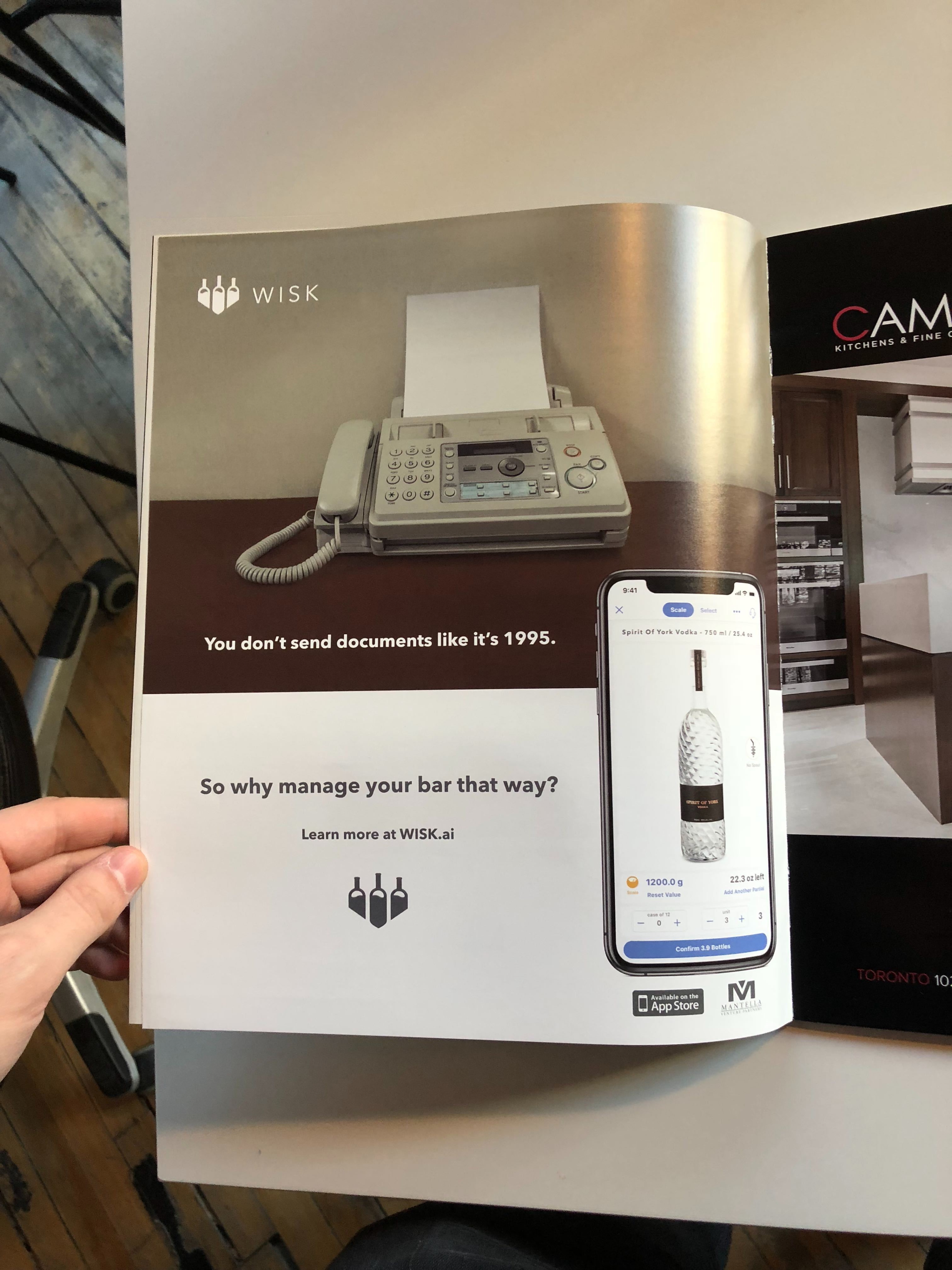 WISK print magazine advertisement design by Devon Carlson