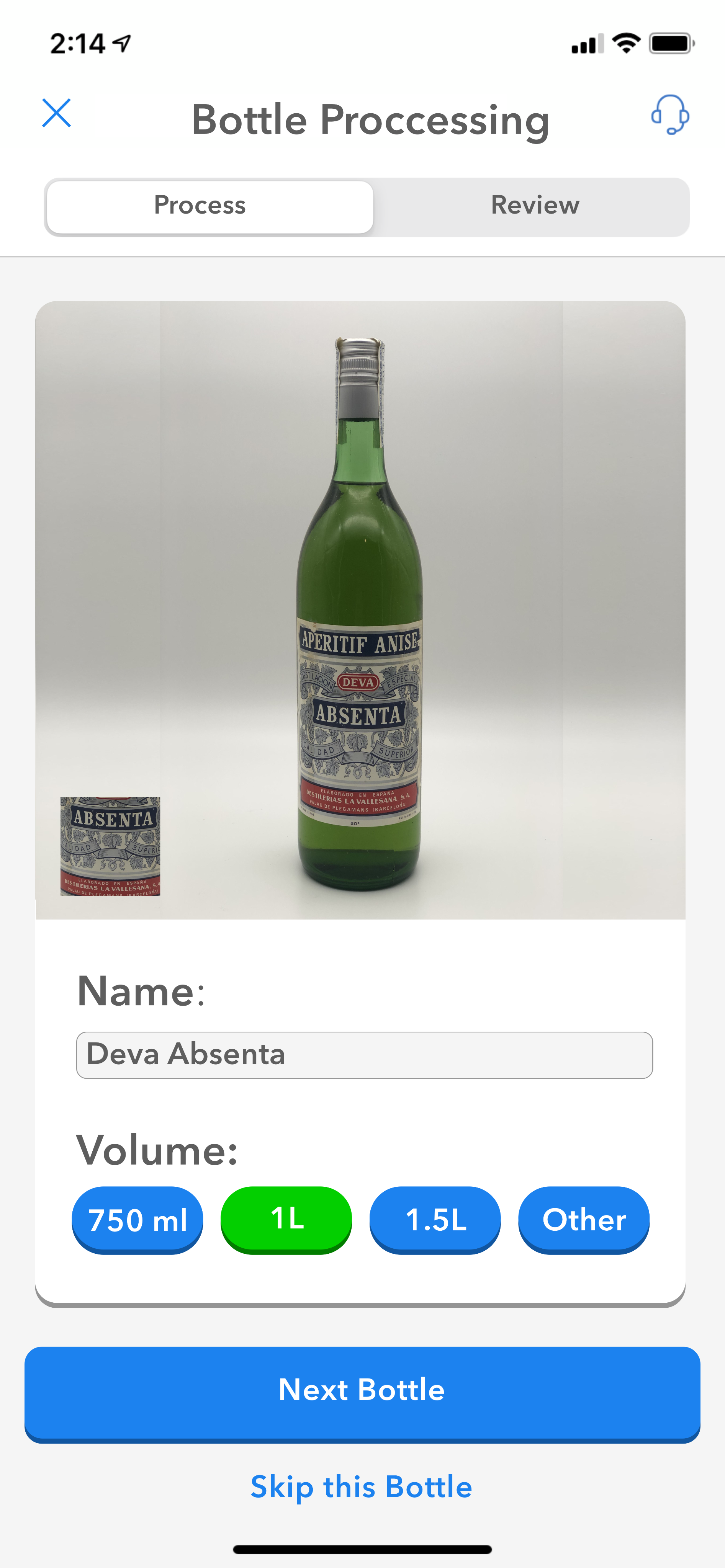 WISK custom weights feature UI design