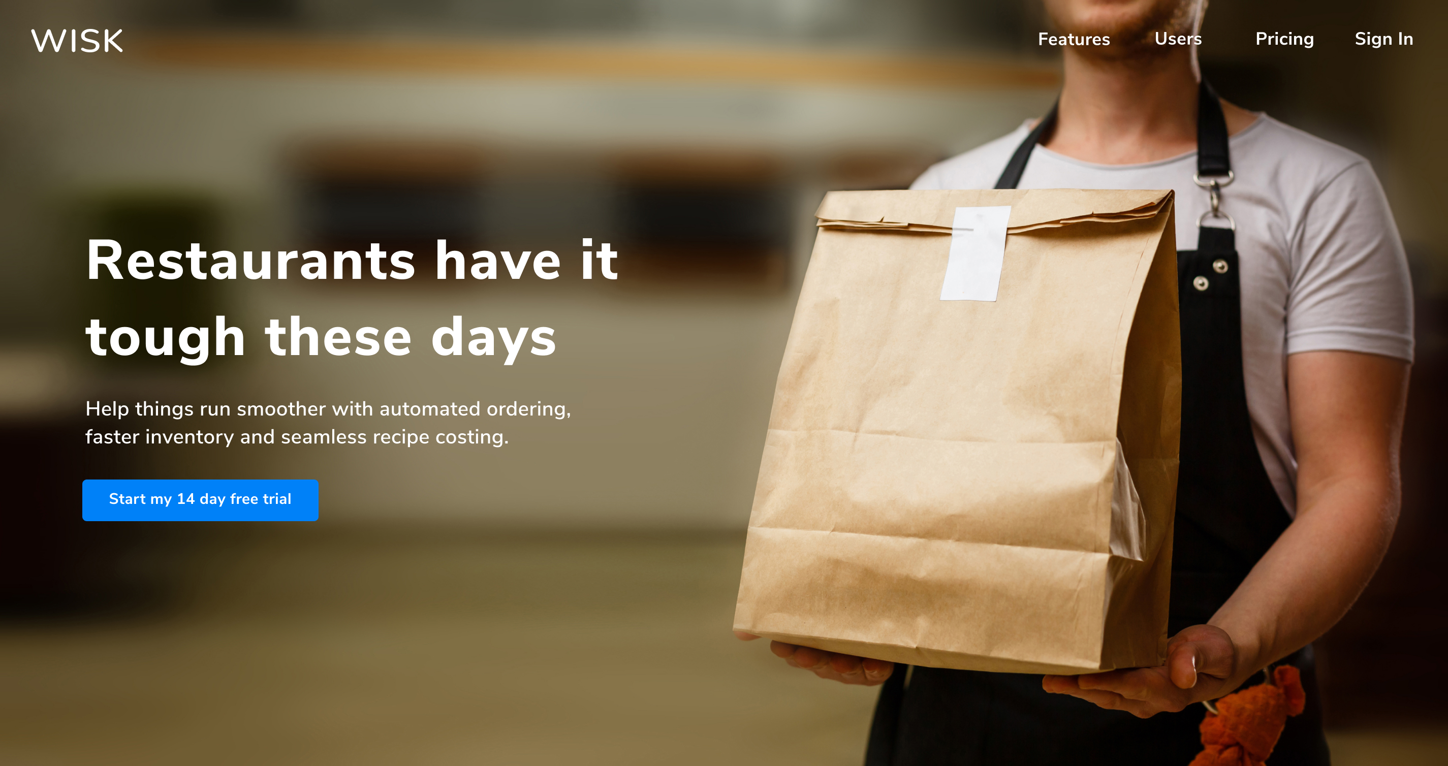 WISK new homepage design concept 2